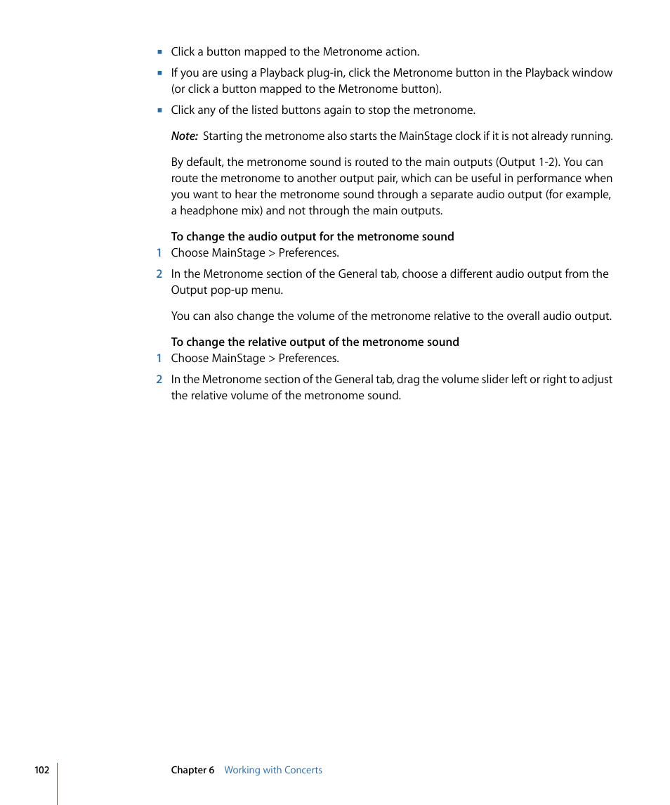 Apple MainStage 2 User Manual | Page 102 / 172