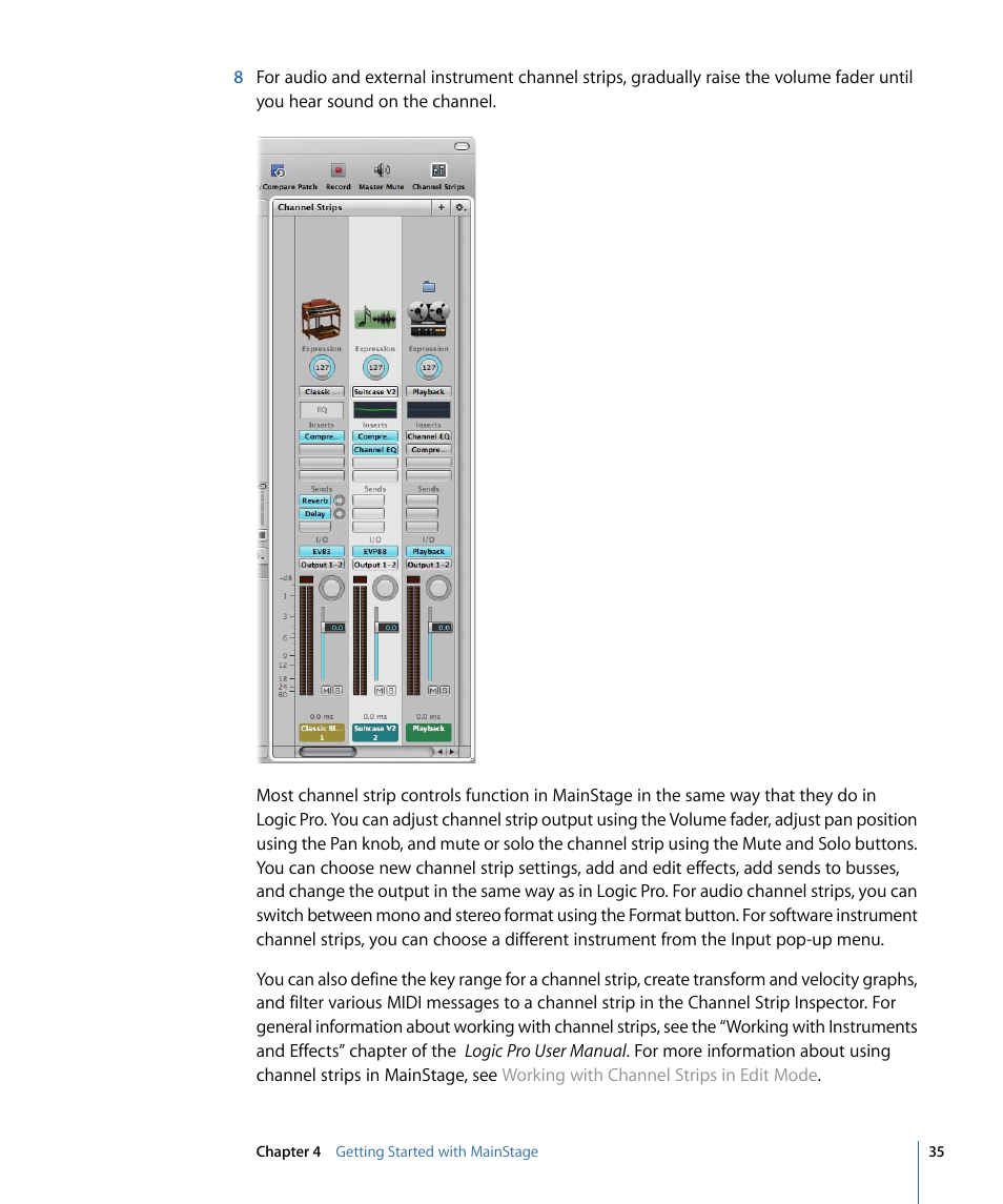 Apple MainStage 2 User Manual | Page 35 / 172