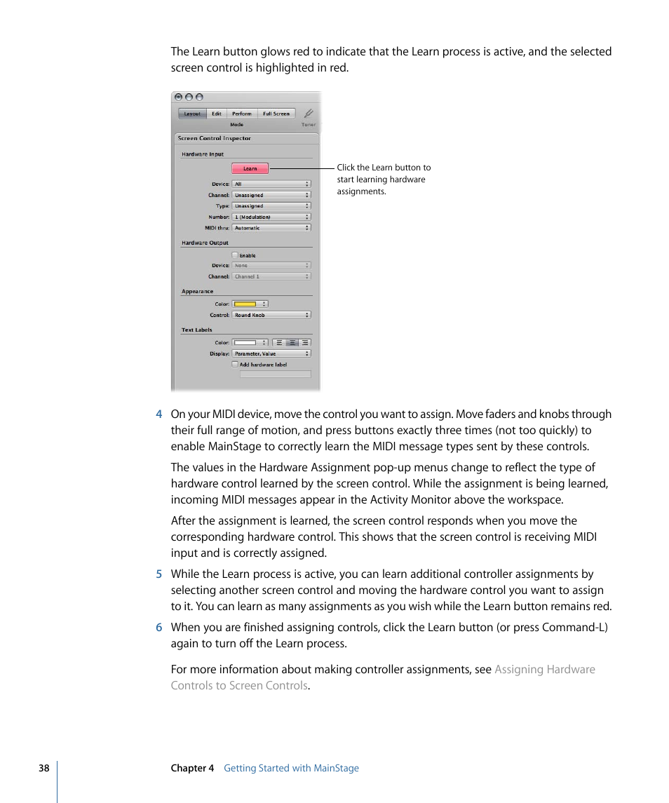 Apple MainStage 2 User Manual | Page 38 / 172