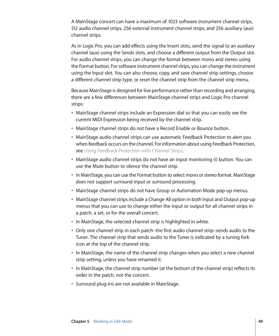 Apple MainStage 2 User Manual | Page 49 / 172