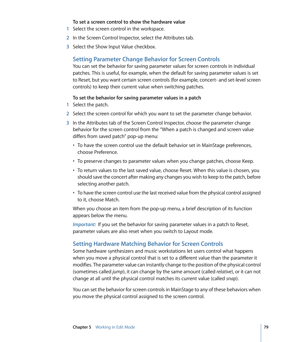 Apple MainStage 2 User Manual | Page 79 / 172