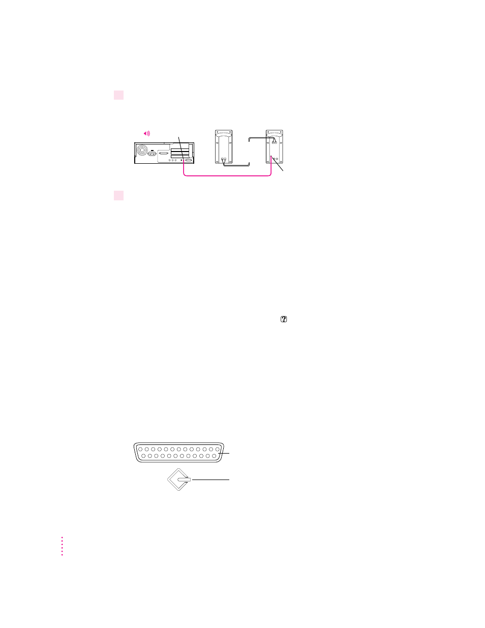 Connecting headphones | Apple Power Macintosh 4400 User Manual | Page 48 / 212