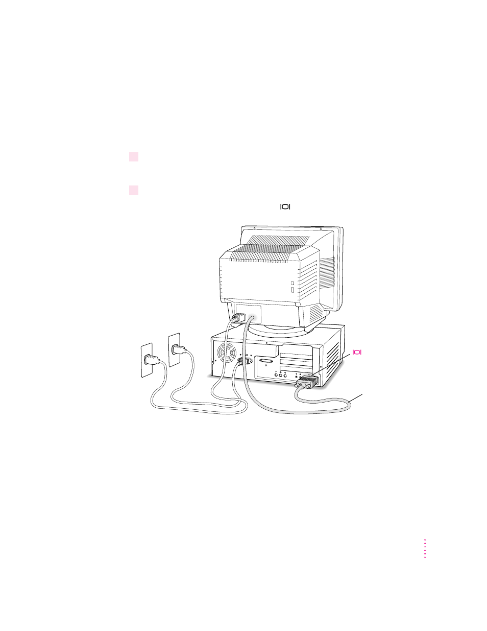 Connecting the monitor cable | Apple Power Macintosh 4400 User Manual | Page 7 / 212