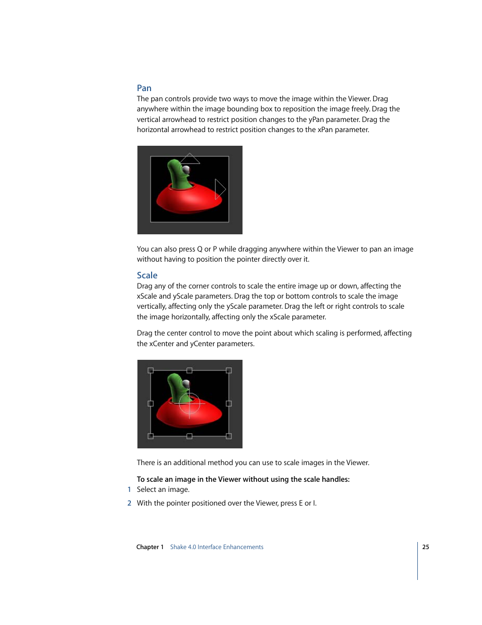 Scale | Apple Shake 4 New Features User Manual | Page 25 / 114
