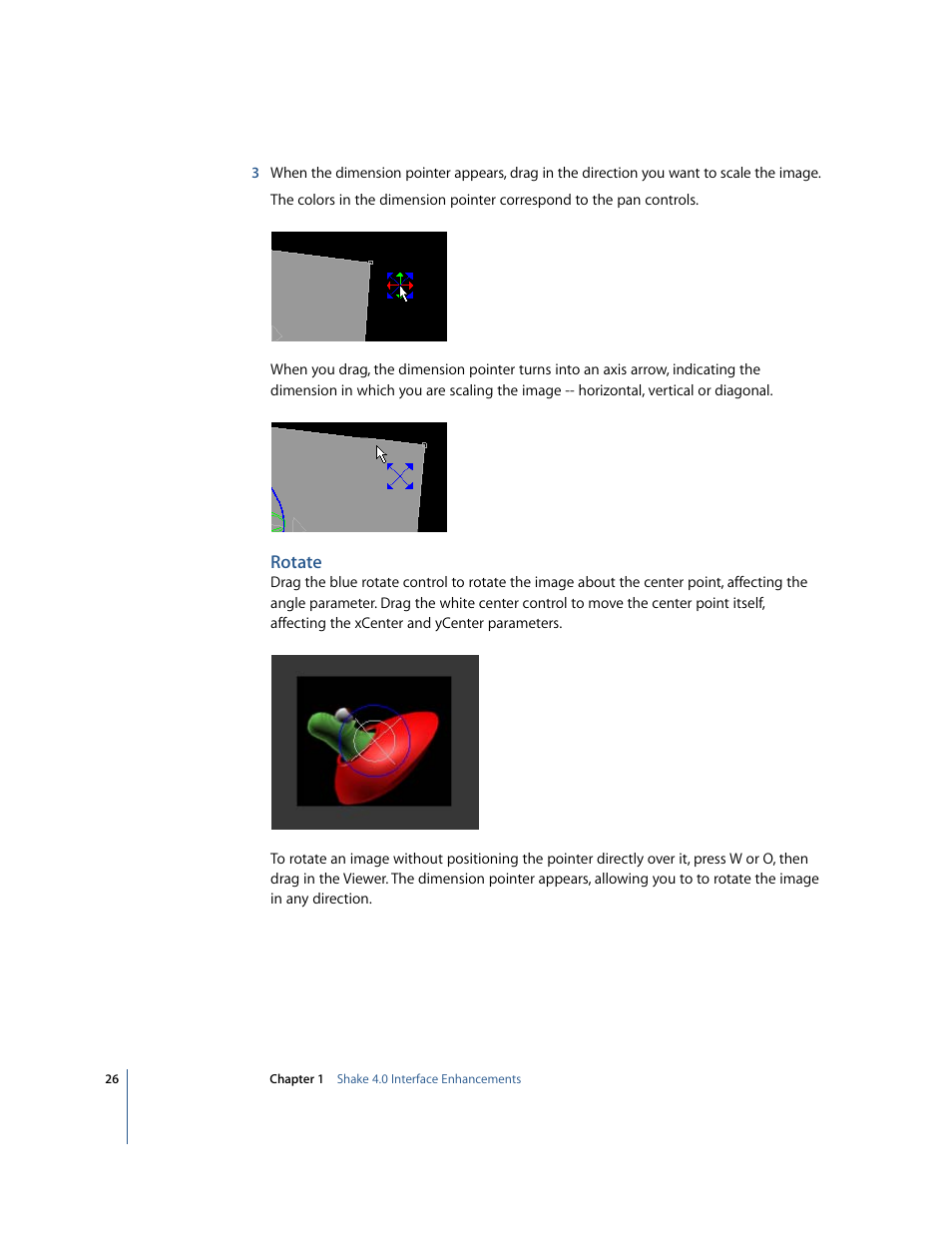 Rotate | Apple Shake 4 New Features User Manual | Page 26 / 114