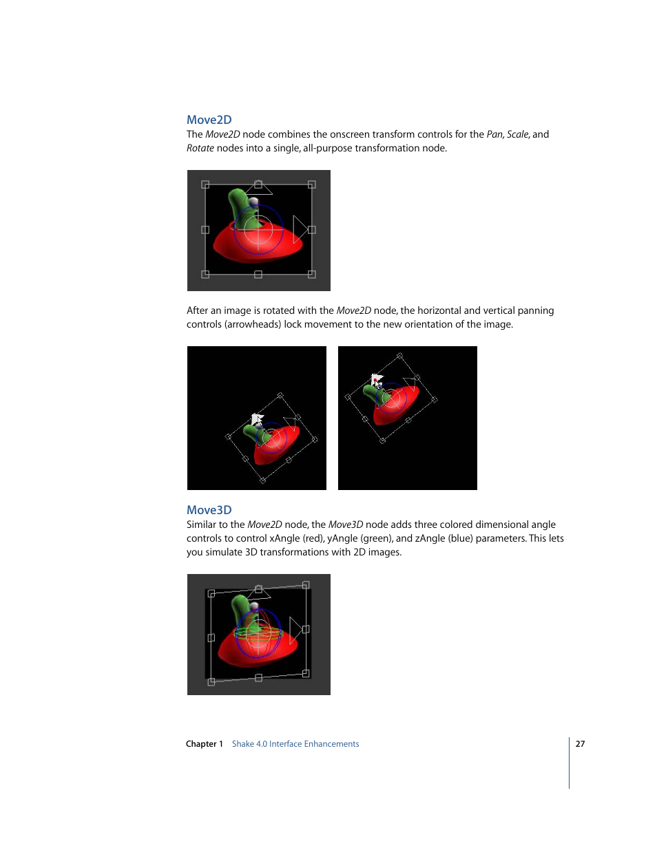 Move2d, Move3d | Apple Shake 4 New Features User Manual | Page 27 / 114