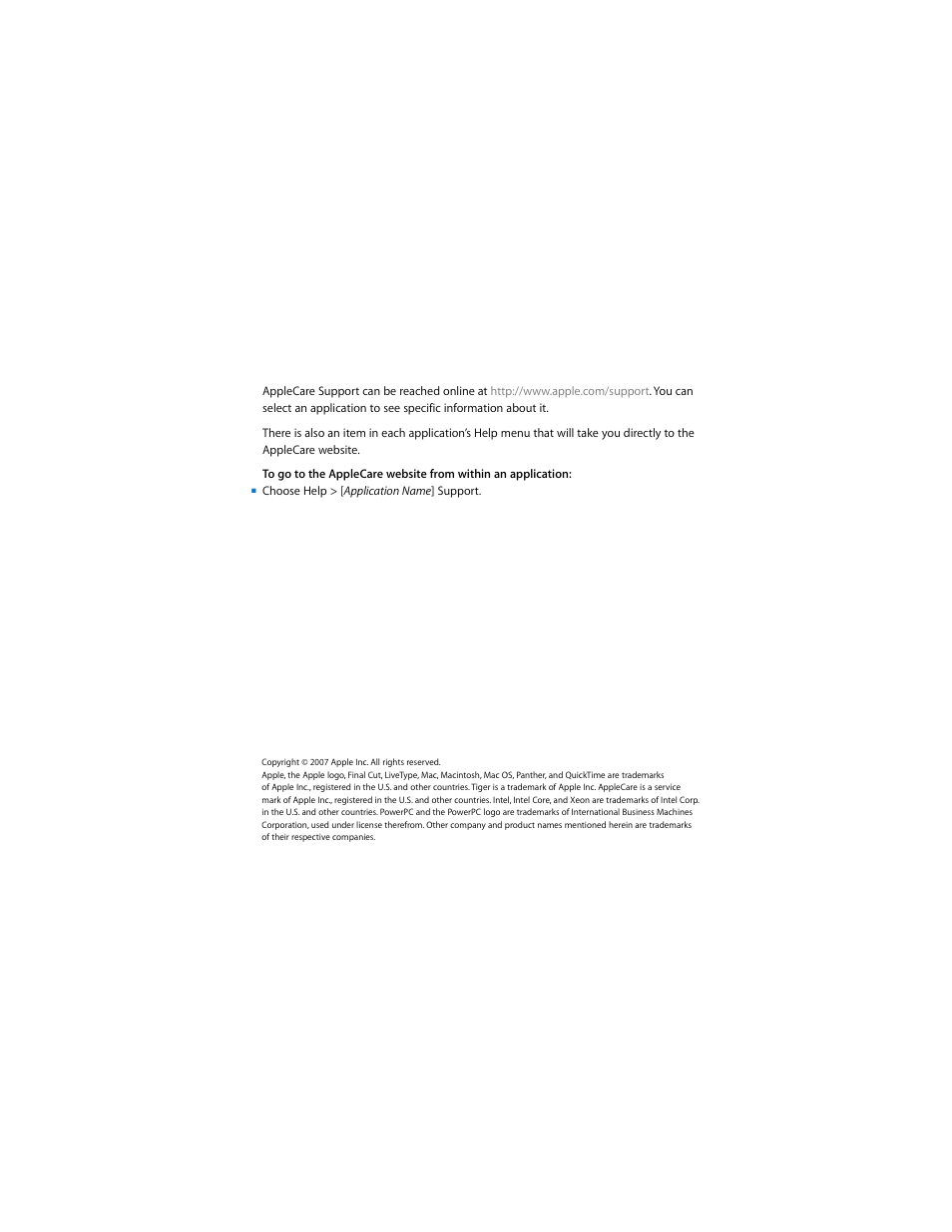 Apple Installing Final Cut Express 4 User Manual | Page 10 / 10