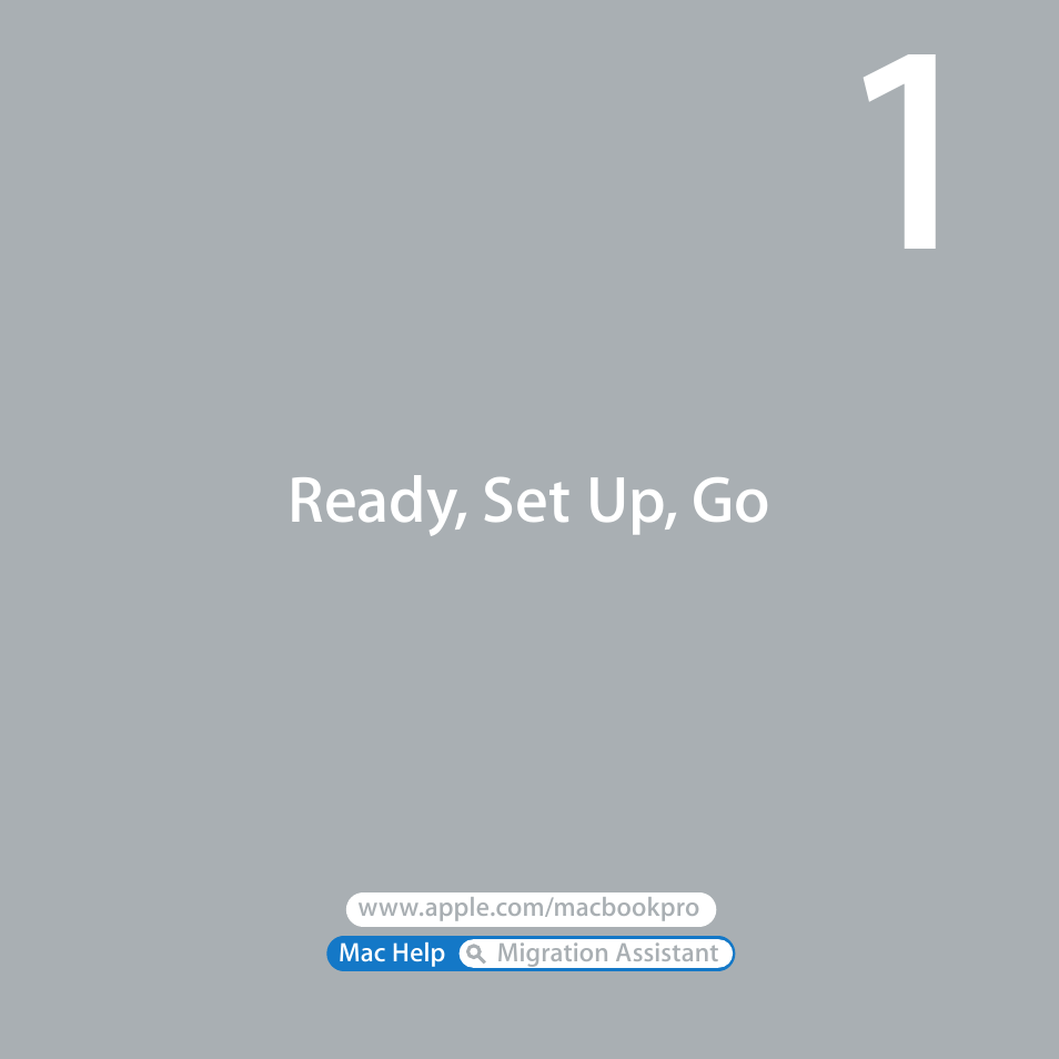 Ready, set up, go | Apple MacBook Pro (17-inch, Mid 2010) User Manual | Page 7 / 88