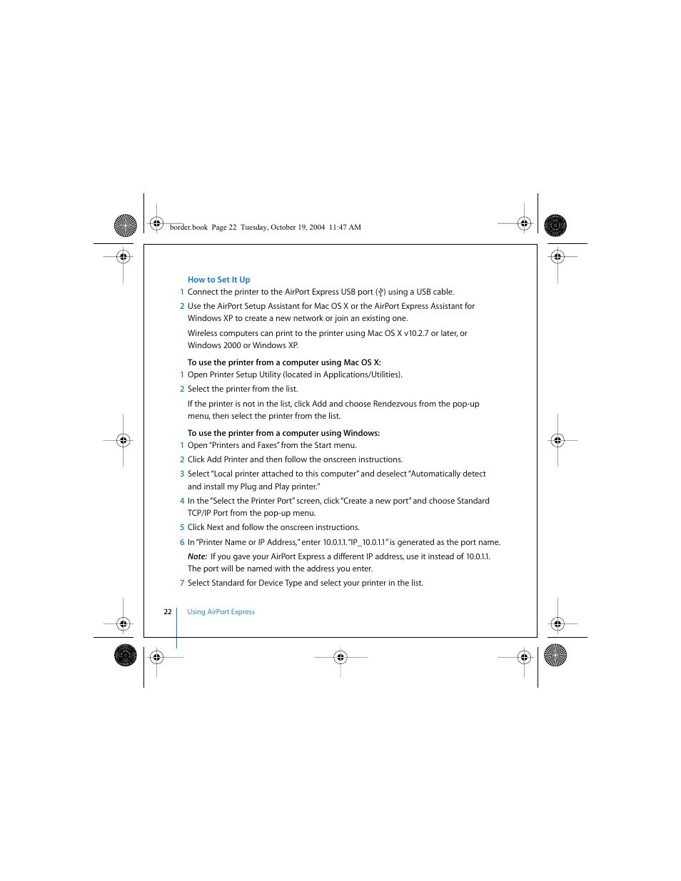 Apple AirPort Express User Manual | Page 22 / 48