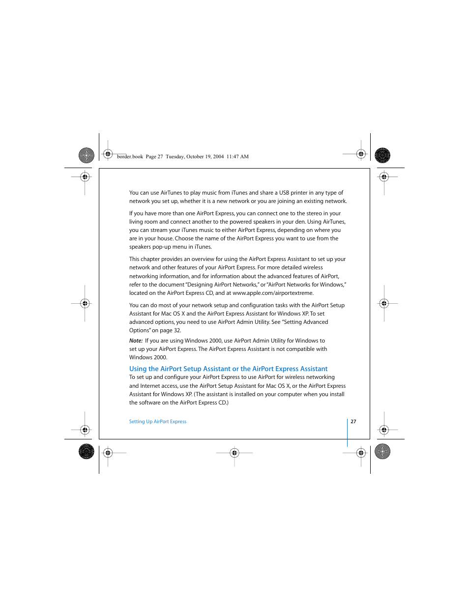 Apple AirPort Express User Manual | Page 27 / 48