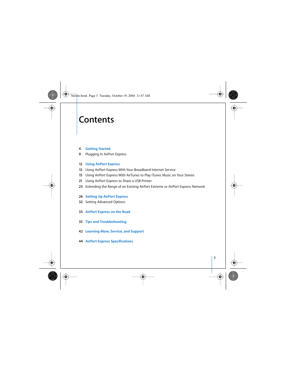 Apple AirPort Express User Manual | Page 3 / 48