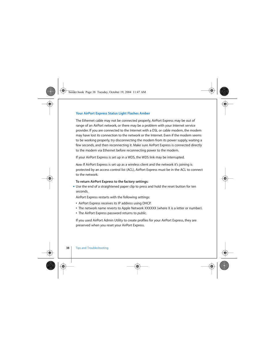 Apple AirPort Express User Manual | Page 38 / 48