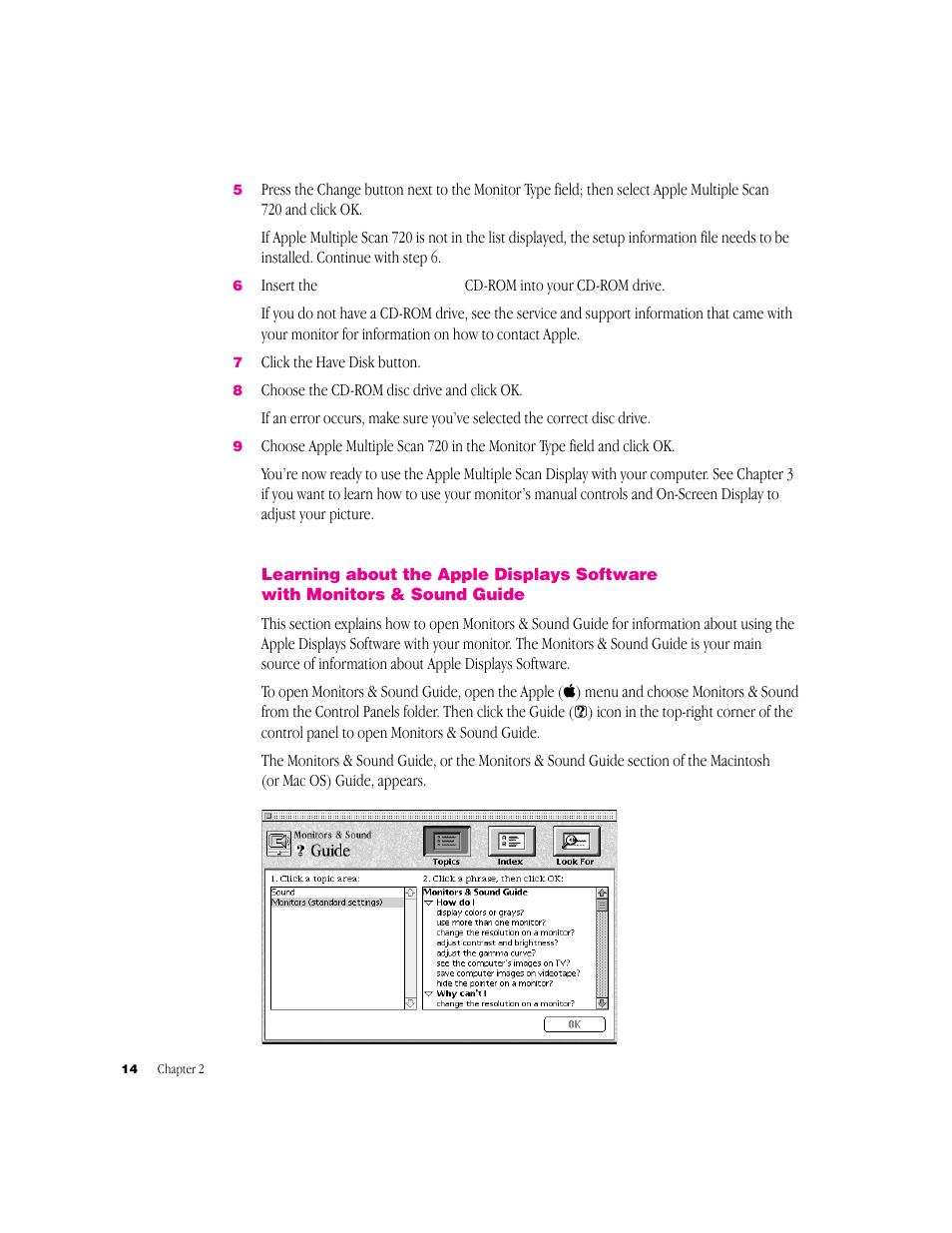 Apple Multiple Scan 720 Display User Manual | Page 14 / 45