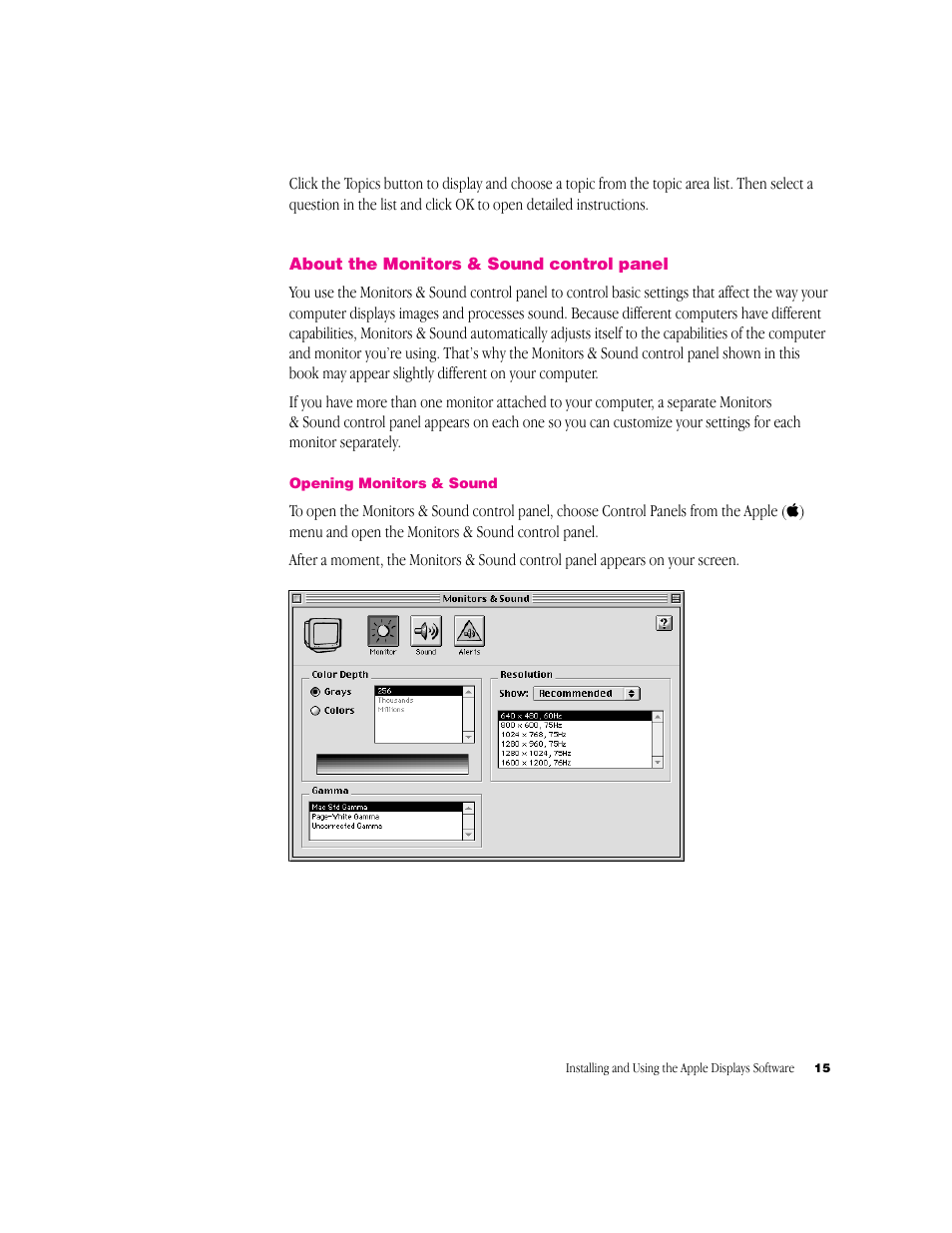 Apple Multiple Scan 720 Display User Manual | Page 15 / 45