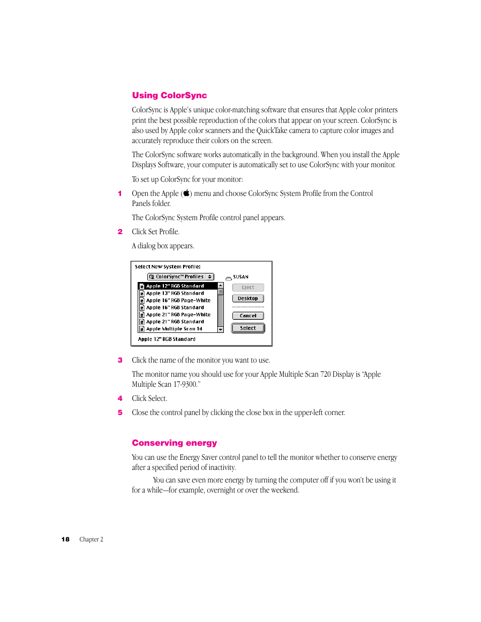 Apple Multiple Scan 720 Display User Manual | Page 18 / 45