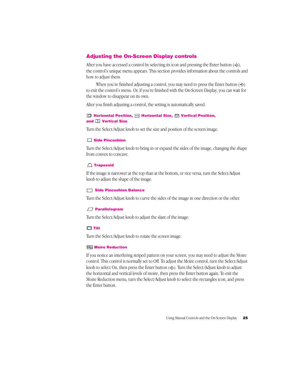 Apple Multiple Scan 720 Display User Manual | Page 25 / 45