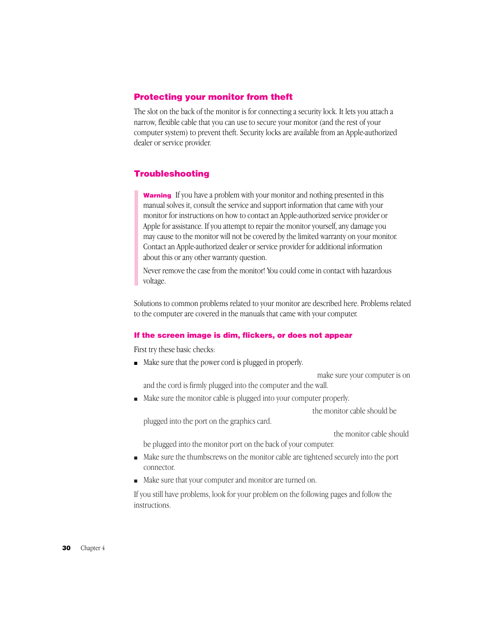Apple Multiple Scan 720 Display User Manual | Page 30 / 45