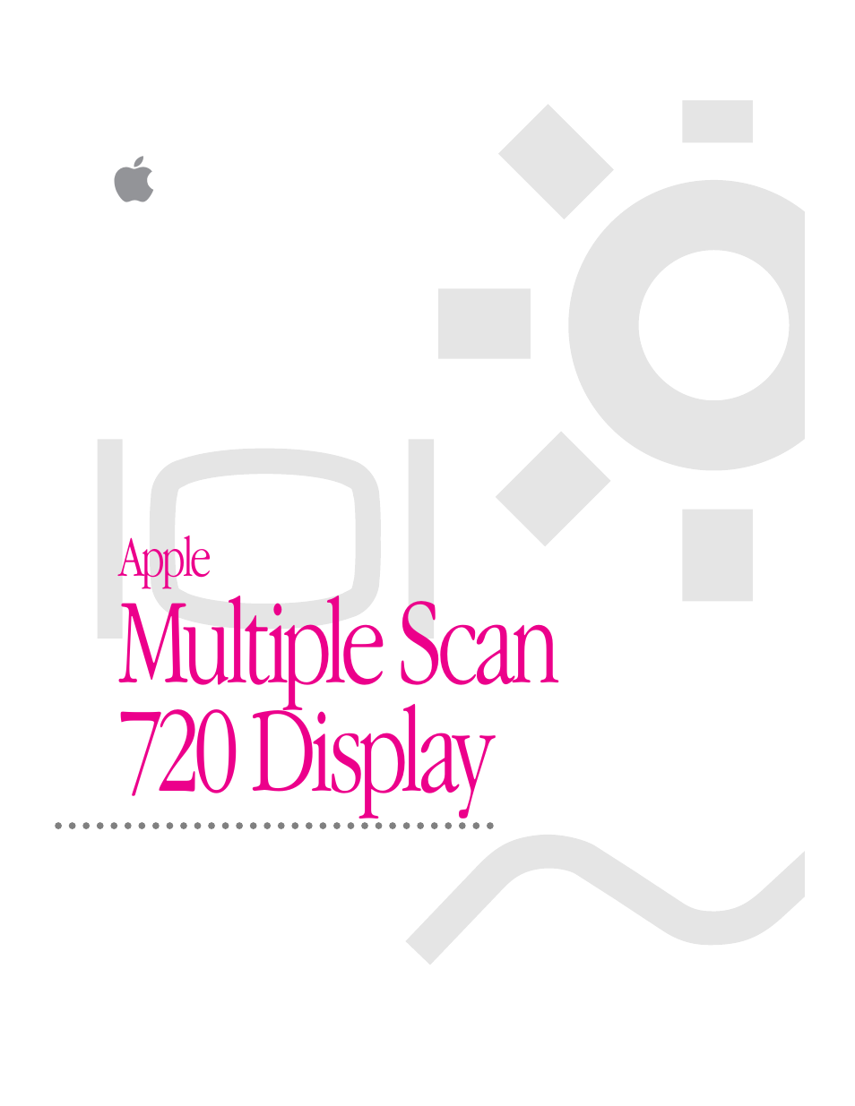 Multiplescan 720 display | Apple Multiple Scan 720 Display User Manual | Page 41 / 45