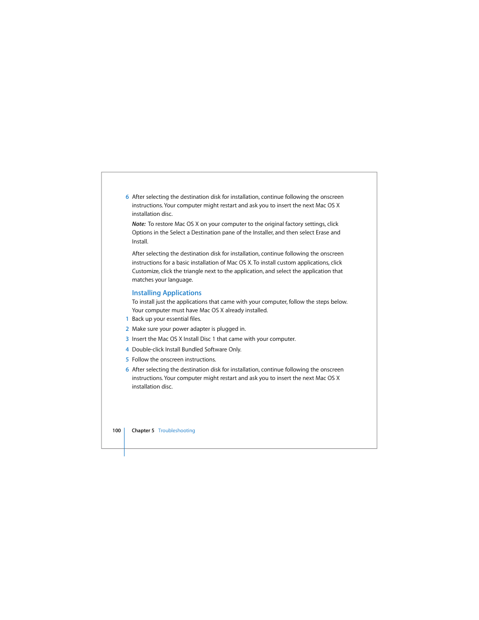 Installing applications | Apple MacBook Pro (15-inch) User Manual | Page 100 / 144