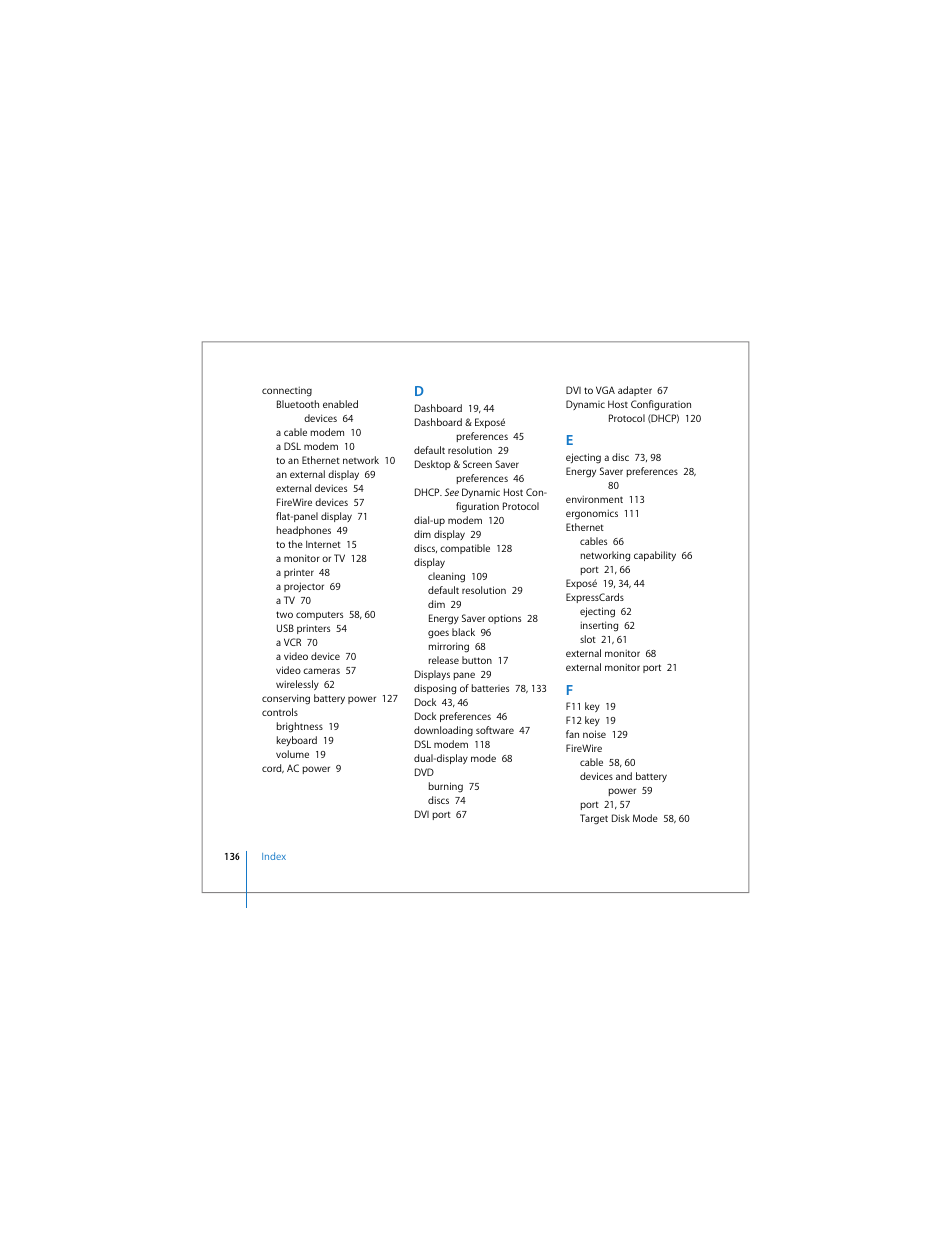 Apple MacBook Pro (15-inch) User Manual | Page 136 / 144