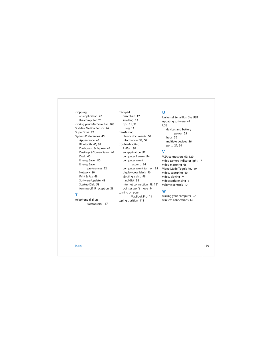 Apple MacBook Pro (15-inch) User Manual | Page 139 / 144