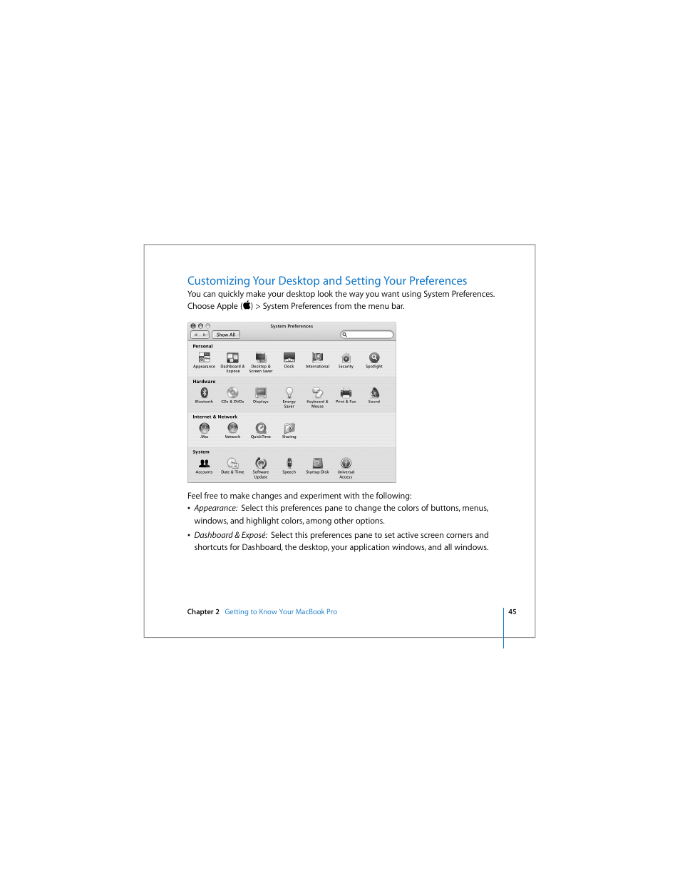Apple MacBook Pro (15-inch) User Manual | Page 45 / 144