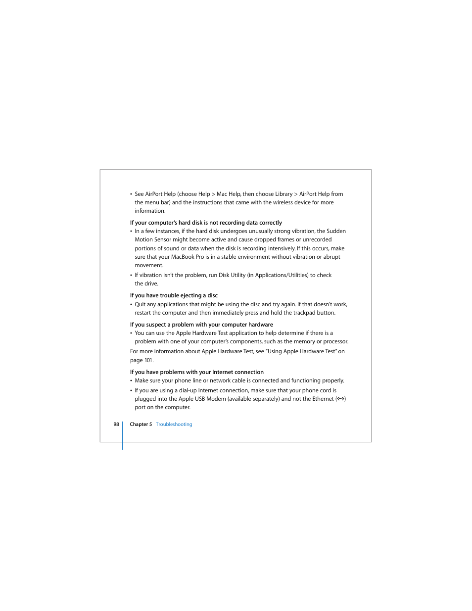 Apple MacBook Pro (15-inch) User Manual | Page 98 / 144