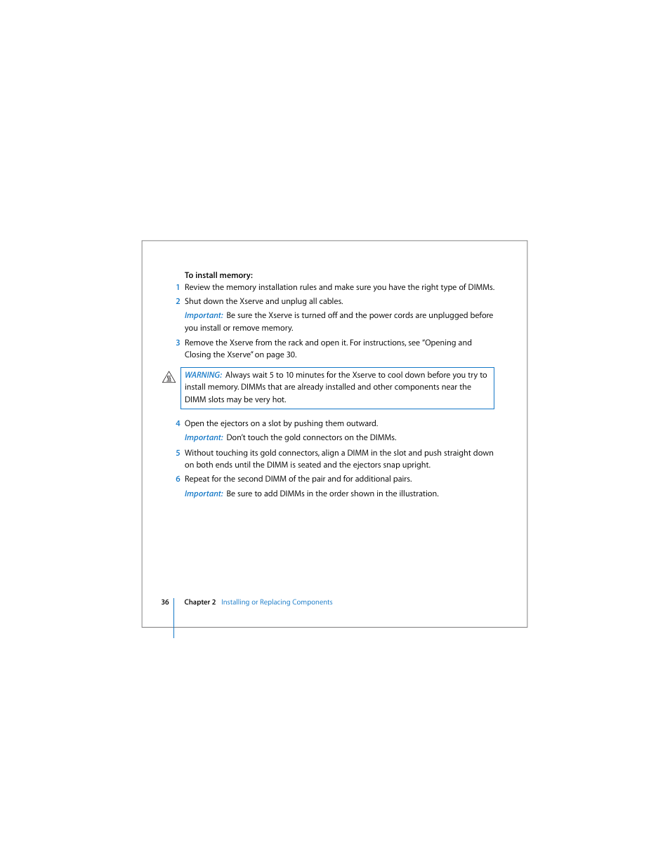 Apple Xserve User Manual | Page 36 / 60