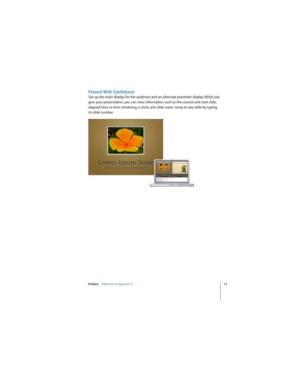 Present with confidence | Apple Keynote 2 User Manual | Page 11 / 152