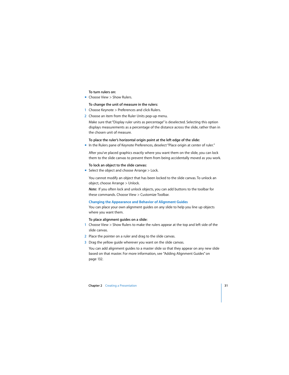 Apple Keynote 2 User Manual | Page 31 / 152