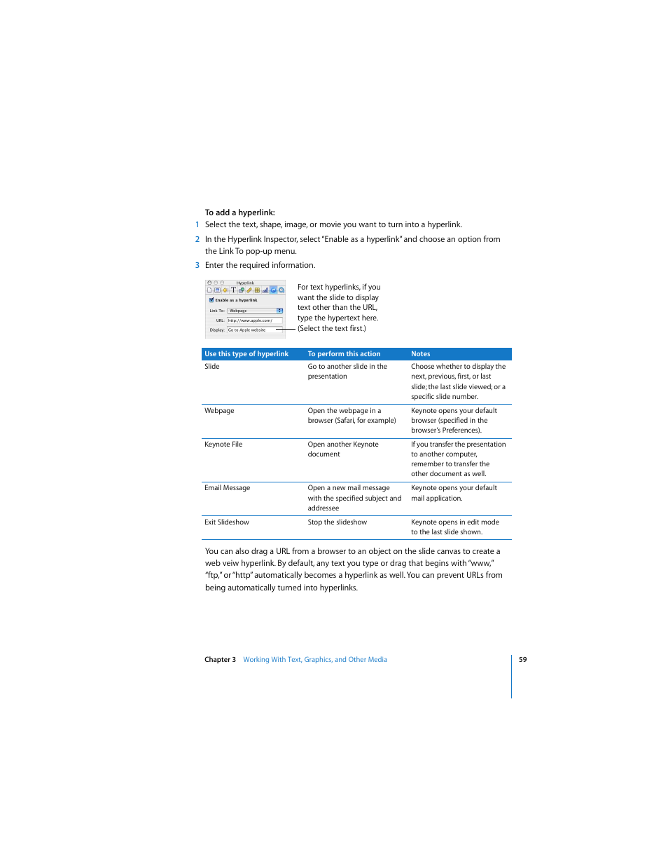 Apple Keynote 2 User Manual | Page 59 / 152