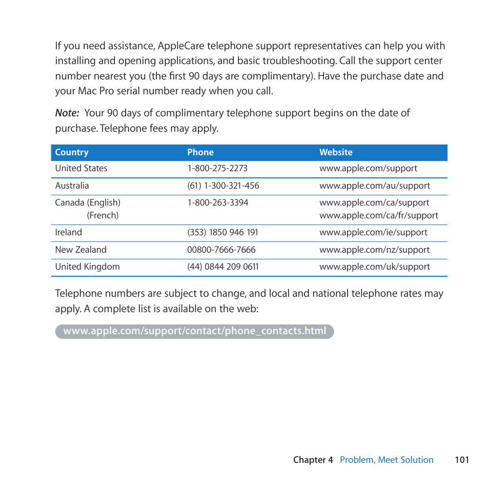 Apple Mac Pro (Mid 2010) User Manual | Page 101 / 136