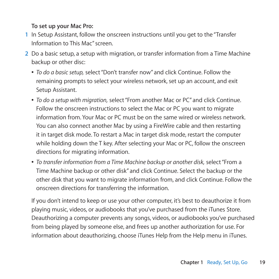 Apple Mac Pro (Mid 2010) User Manual | Page 19 / 136