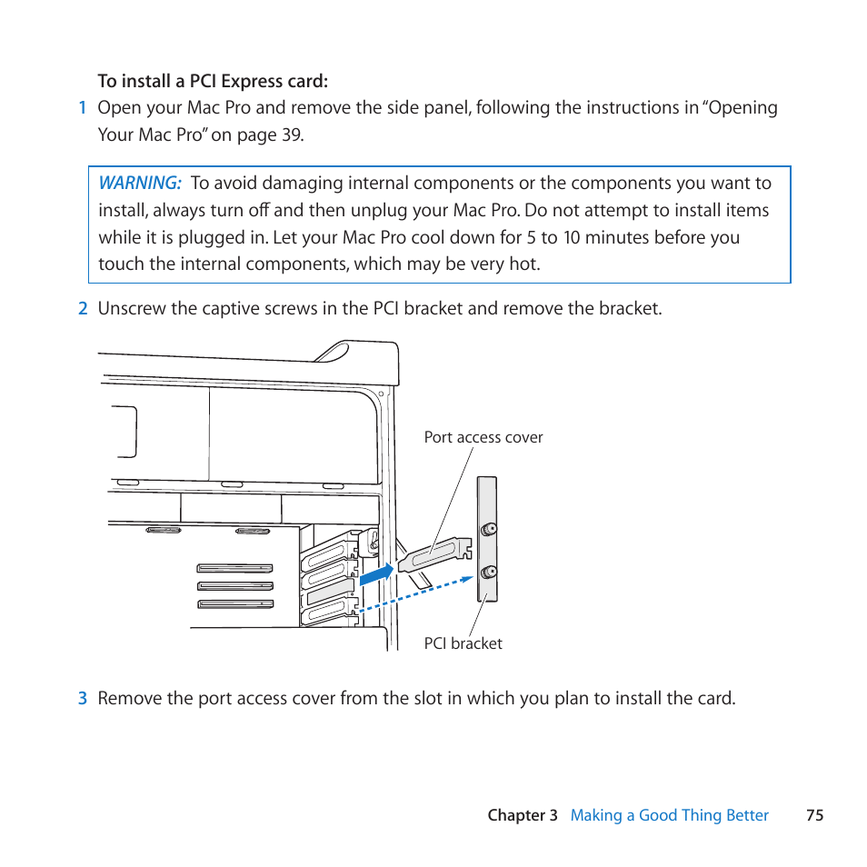 Apple Mac Pro (Mid 2010) User Manual | Page 75 / 136