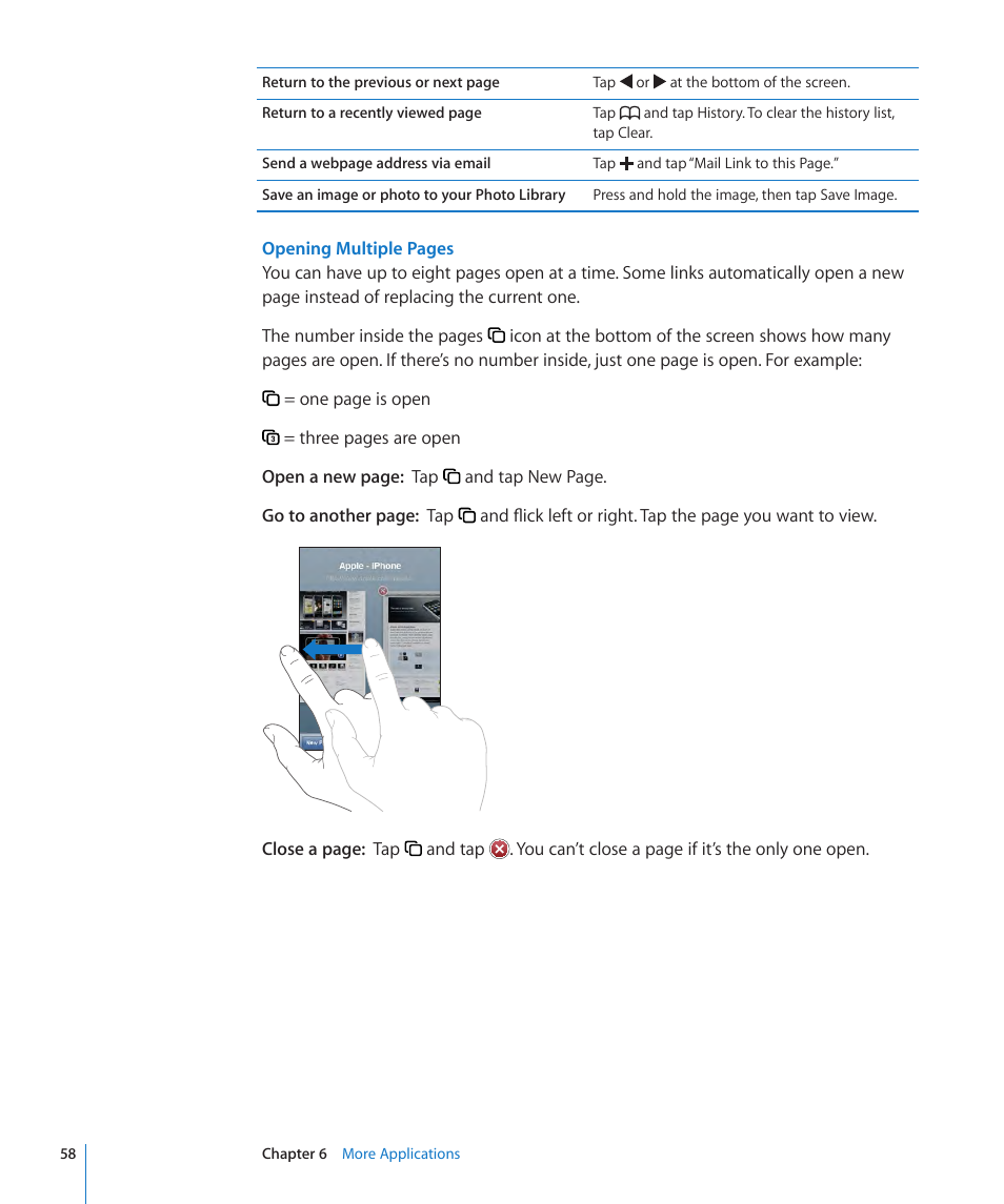 Apple iPod touch iOS 2.0 User Manual | Page 58 / 120