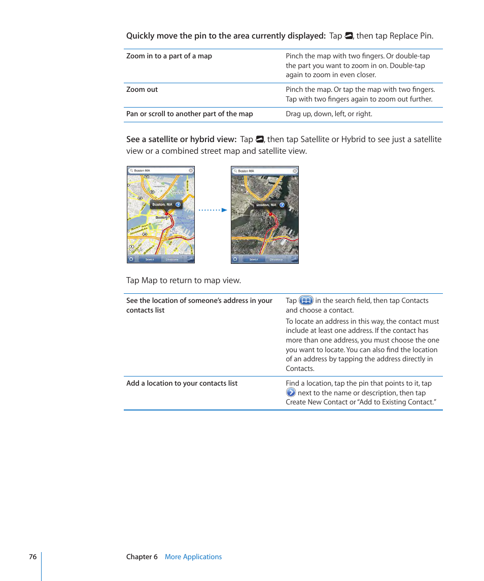 Apple iPod touch iOS 2.0 User Manual | Page 76 / 120