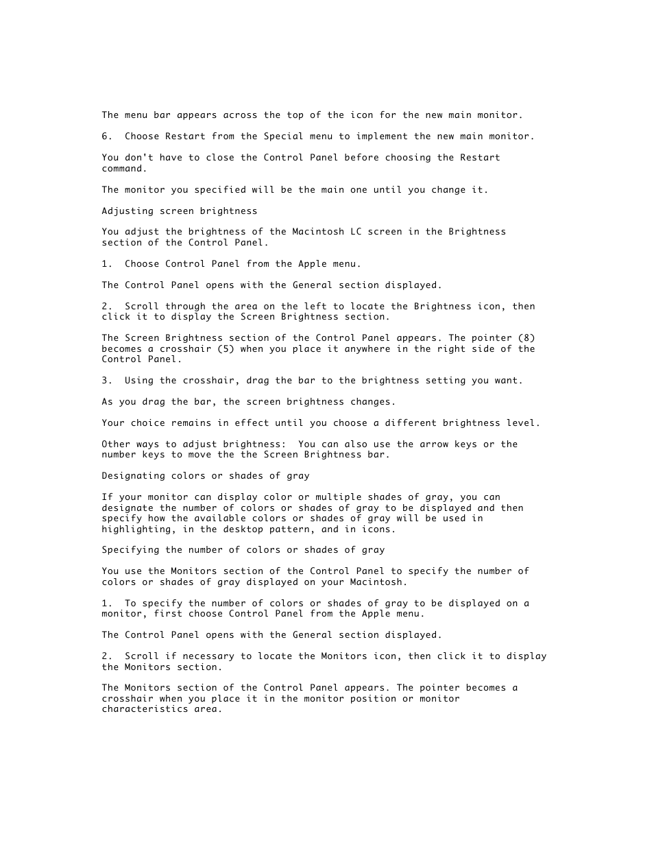 Apple Macintosh LC User Manual | Page 126 / 161