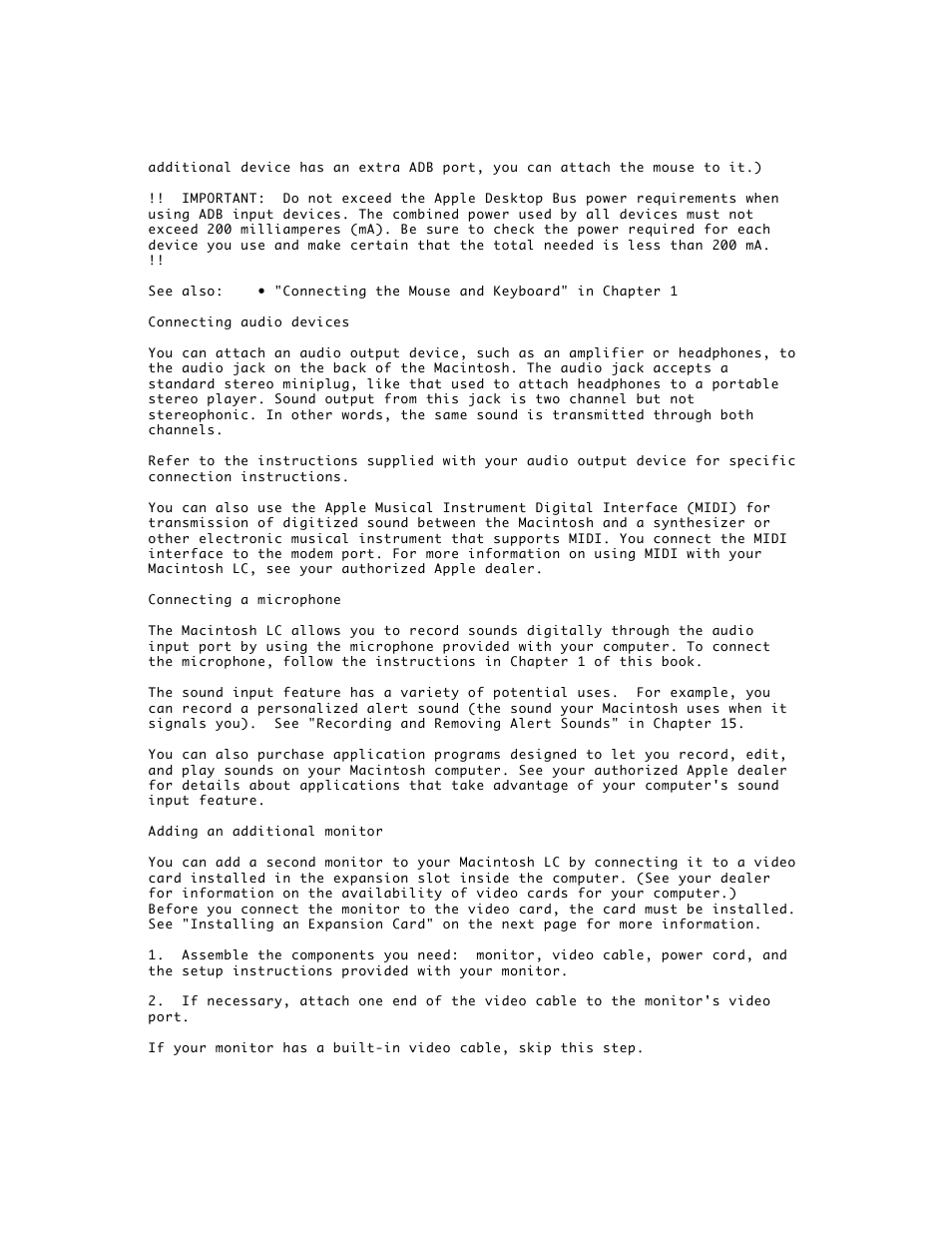 Apple Macintosh LC User Manual | Page 134 / 161