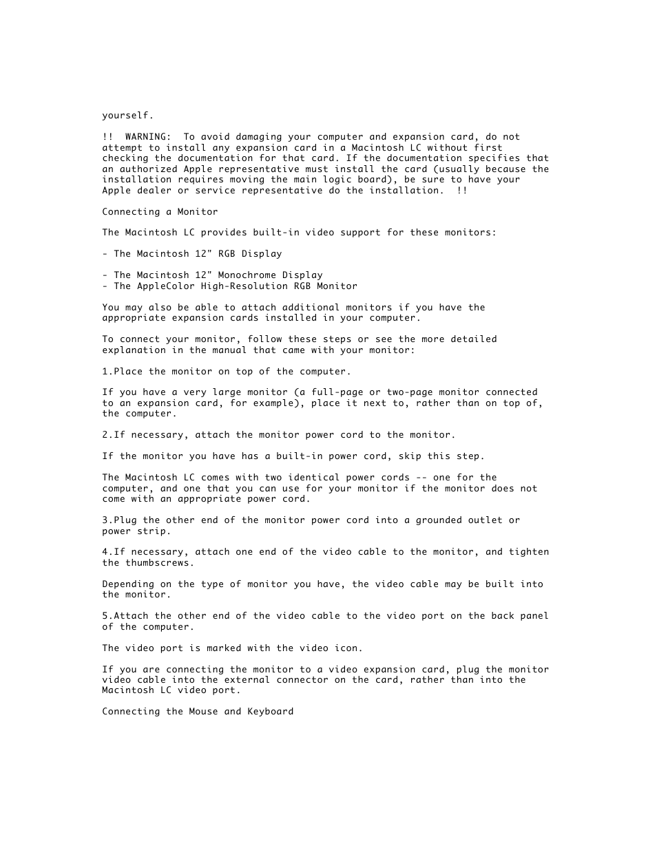 Apple Macintosh LC User Manual | Page 4 / 161