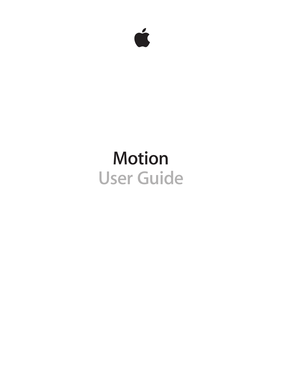 Apple Motion 5.1.1 User Manual | 1090 pages