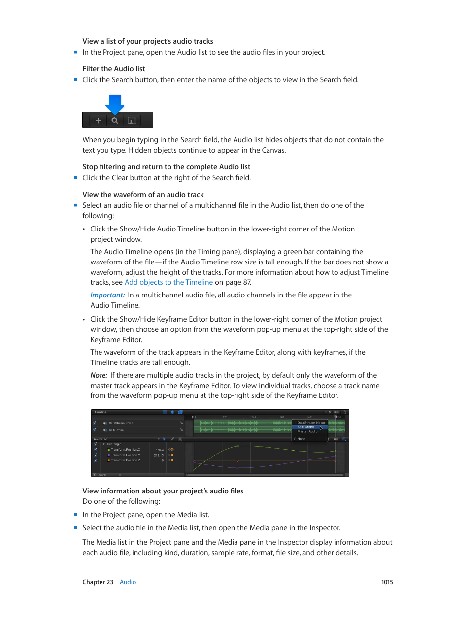 Apple Motion 5.1.1 User Manual | Page 1015 / 1090