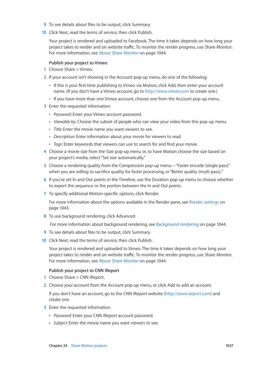 Apple Motion 5.1.1 User Manual | Page 1037 / 1090