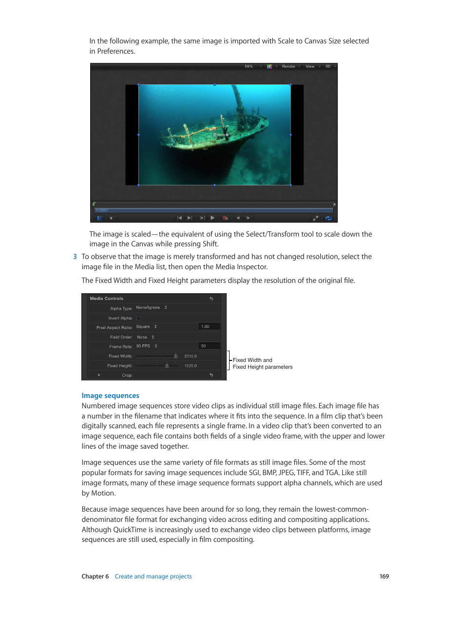 Image, Sequences | Apple Motion 5.1.1 User Manual | Page 169 / 1090
