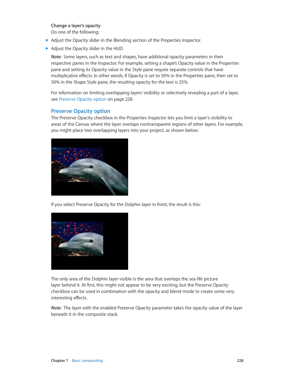 Preserve opacity option | Apple Motion 5.1.1 User Manual | Page 228 / 1090