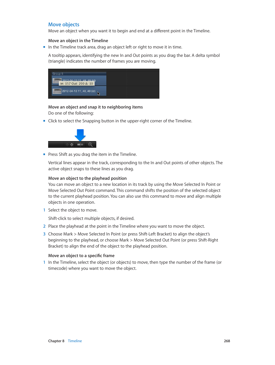 Move objects | Apple Motion 5.1.1 User Manual | Page 268 / 1090