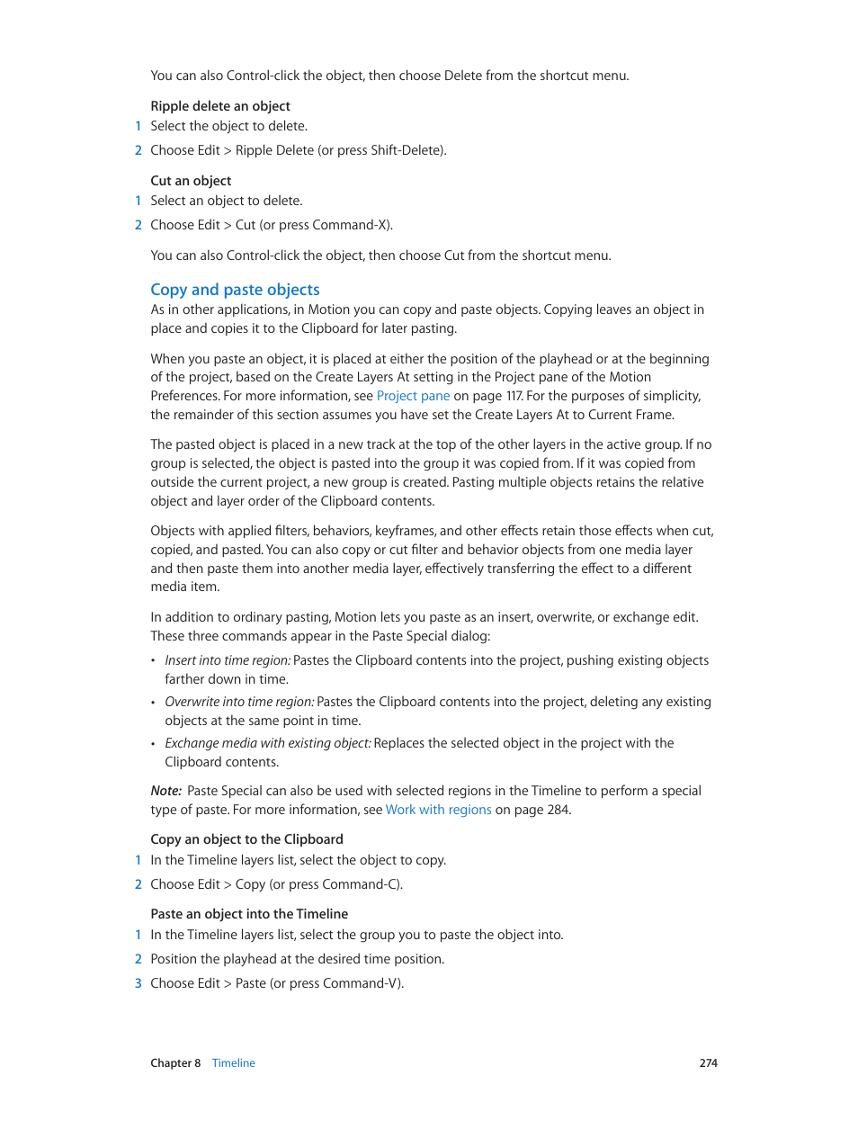 Copy and paste objects | Apple Motion 5.1.1 User Manual | Page 274 / 1090