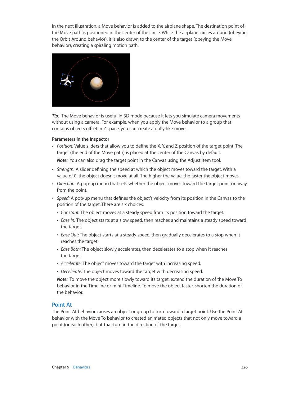 Point at | Apple Motion 5.1.1 User Manual | Page 326 / 1090