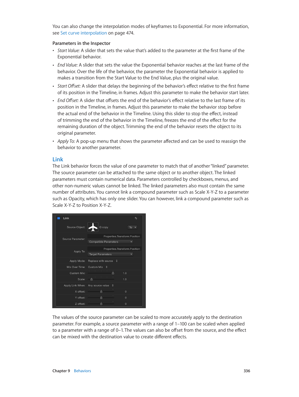 Link | Apple Motion 5.1.1 User Manual | Page 336 / 1090