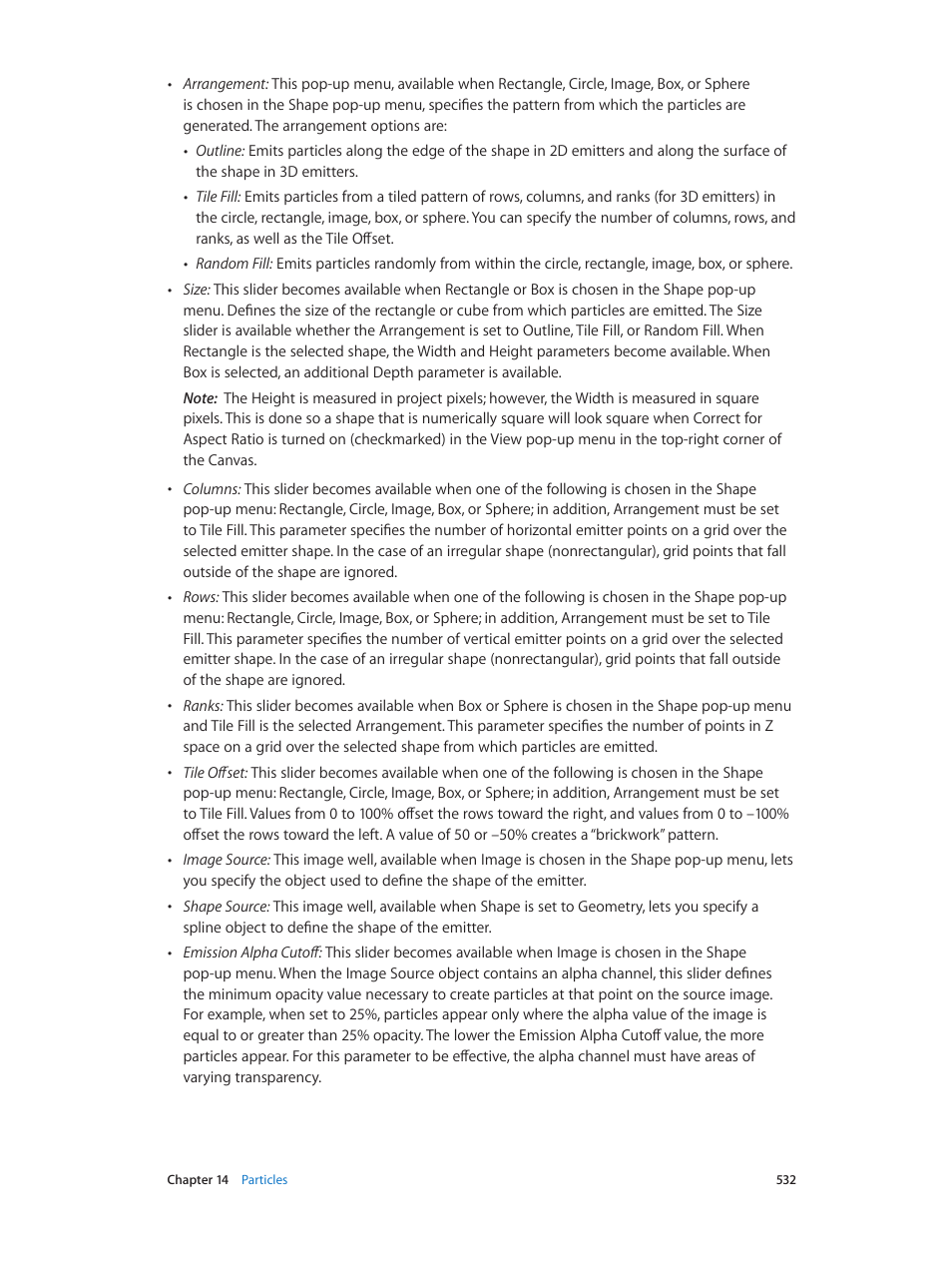 Apple Motion 5.1.1 User Manual | Page 532 / 1090