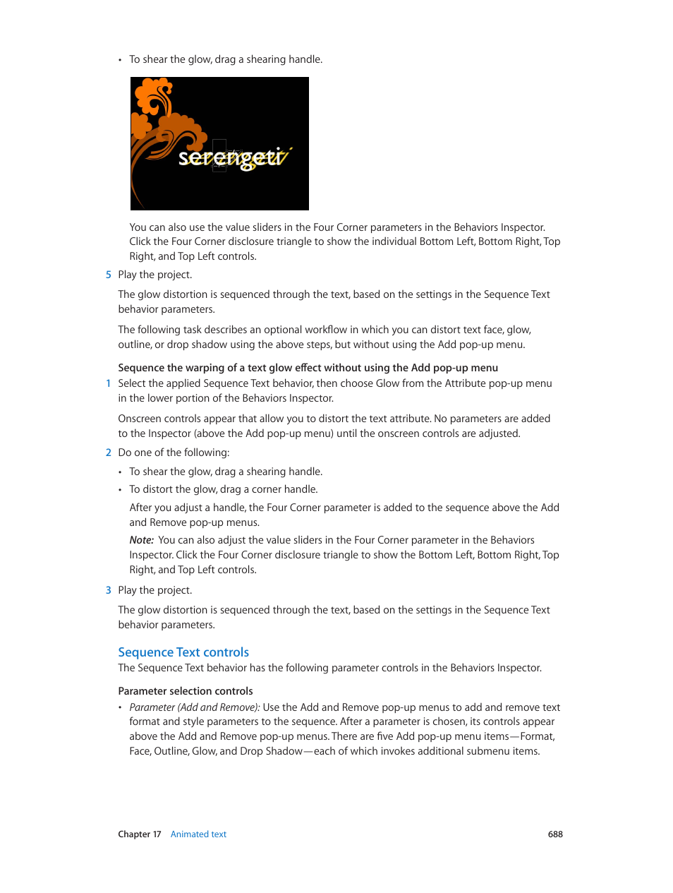 Sequence text controls | Apple Motion 5.1.1 User Manual | Page 688 / 1090